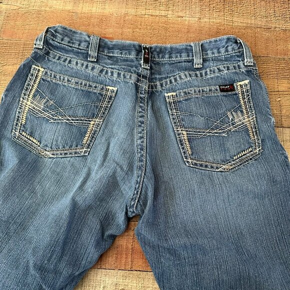 Ariat FR Low Rise M4 Boot Cut Jeans - Mens Size 34x35 - Picture 5 of 12